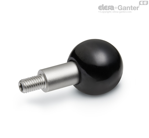 VARIAL ノブ GN 319.5-A Revolving Ball Knobs With threaded stud